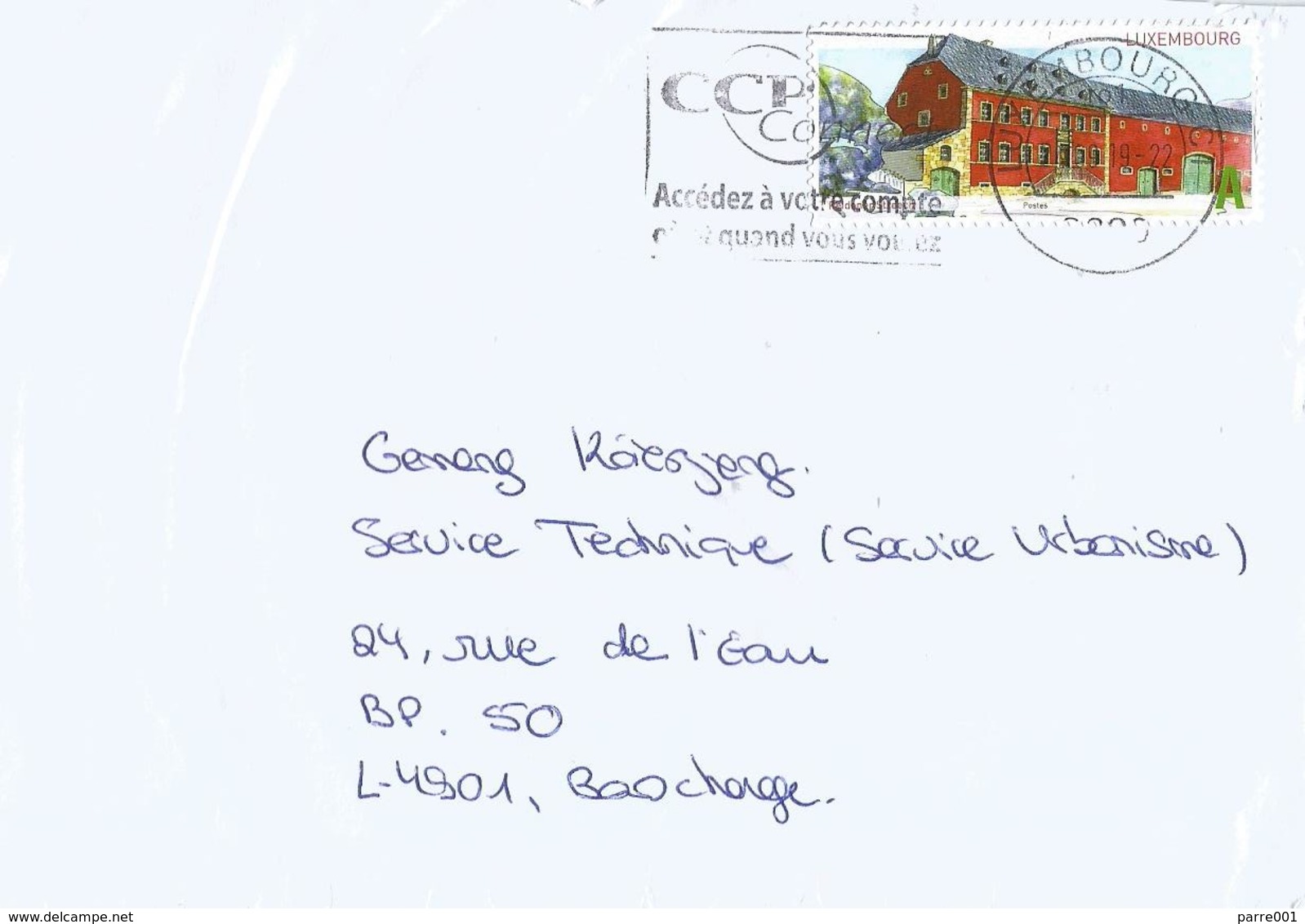 Luxembourg 2019 Farm House Agriculture Architecture Cover - Lettres & Documents