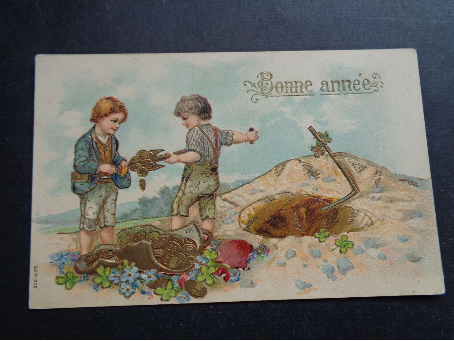 Enfants ( 4233 )   Enfant  Kinderen   Kind  Carte Gaufrée   Reliëf - Autres & Non Classés