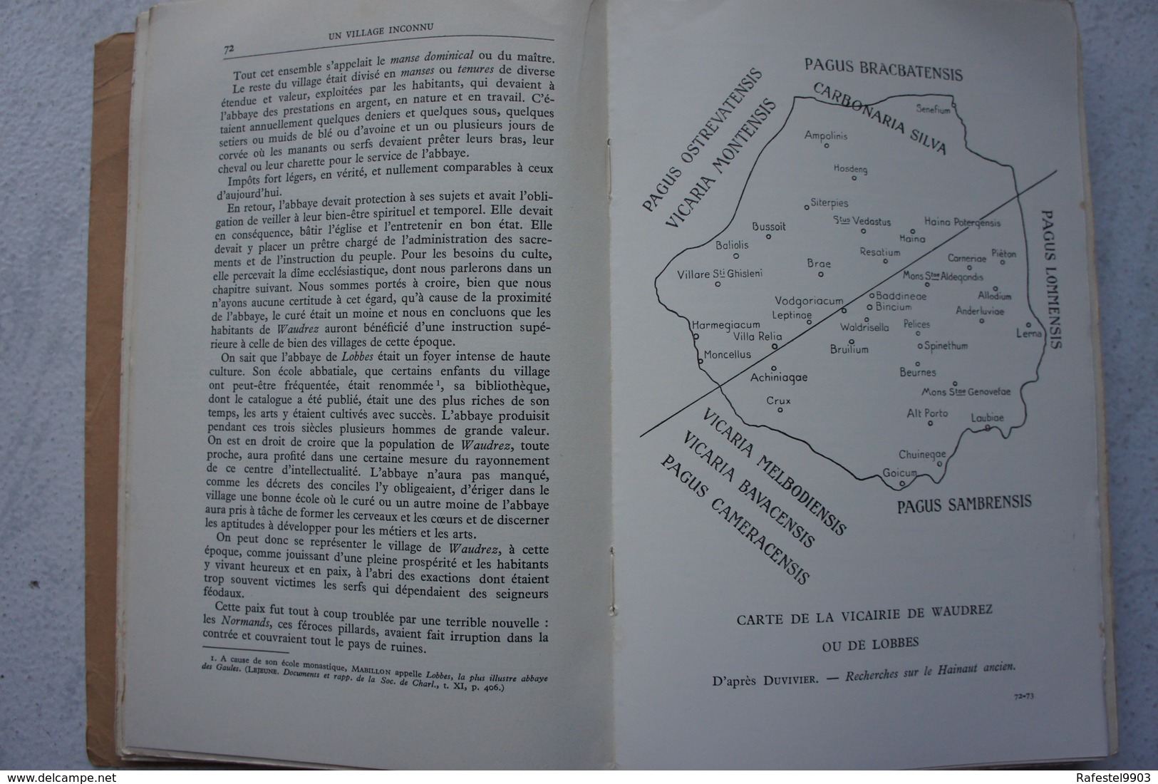 Lvre WAUDREZ Un Vilage Inconnu Bruille Sa Seigneurie 1933 Région Binche Battignies Estinnes Hainaut - Andere & Zonder Classificatie