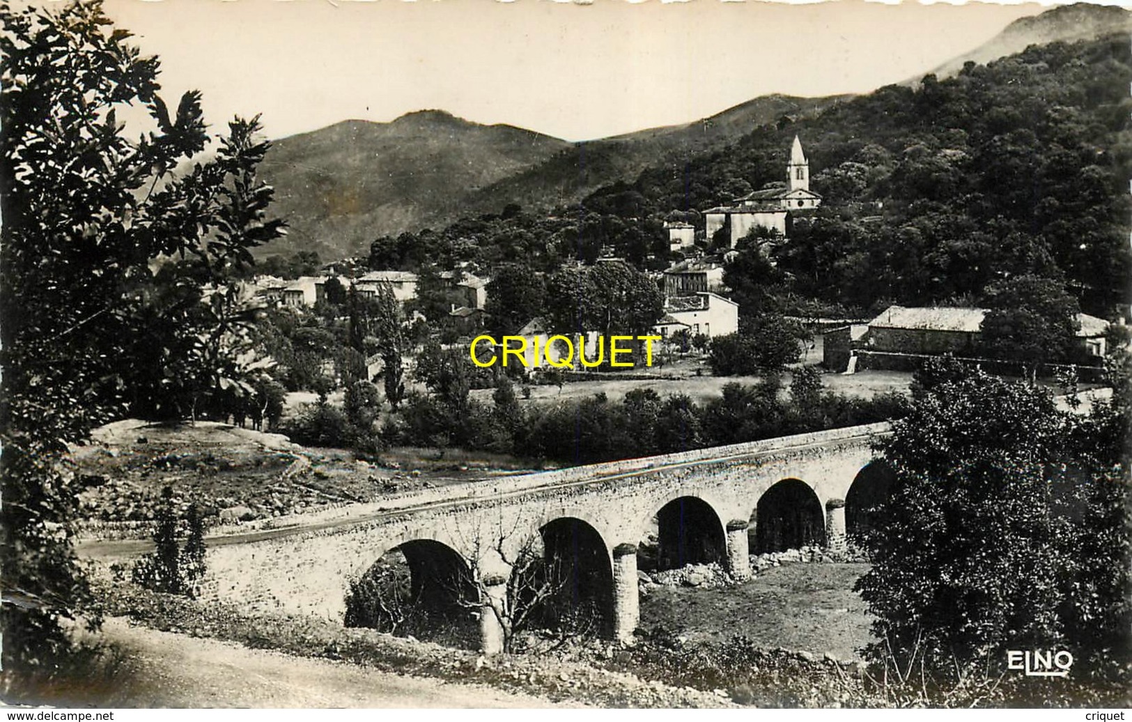 07 La Souche, Vue Générale Nord-Ouest Et Pont Sur Le Lignon - Autres & Non Classés