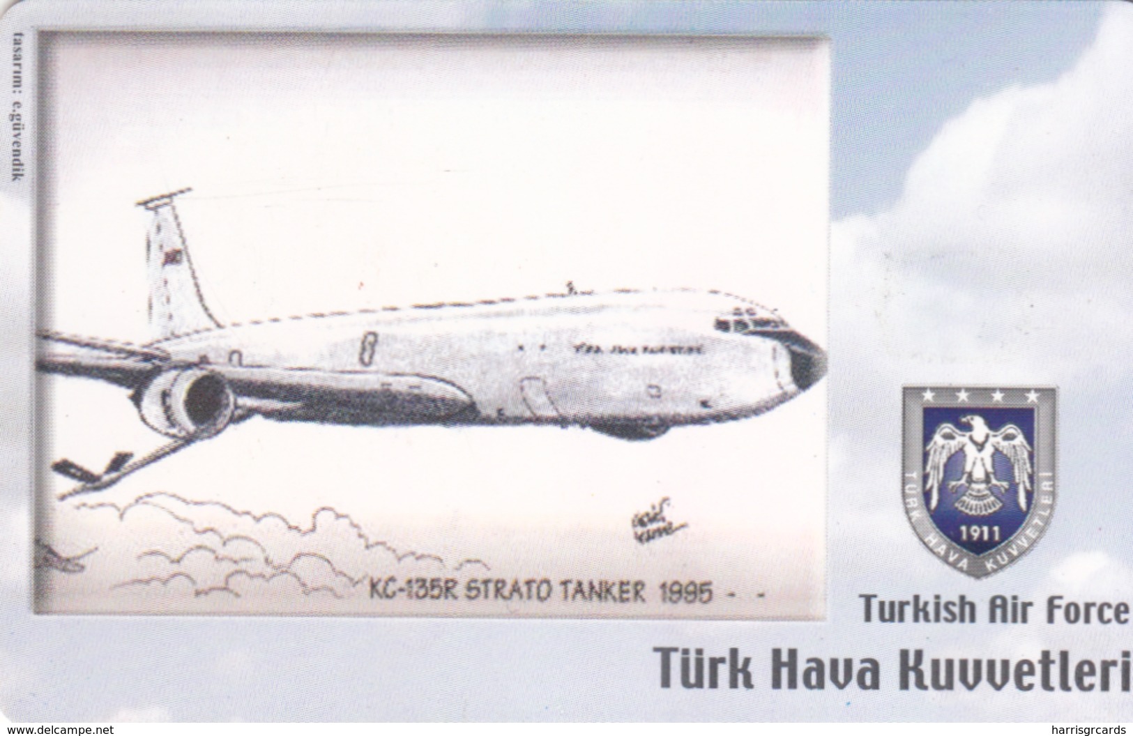 TURKEY - KC-135R Strato Tanker 1995/Mart 2009 (Aircraft) , Tirage 200,000 , 50 Unit ,used - Türkei