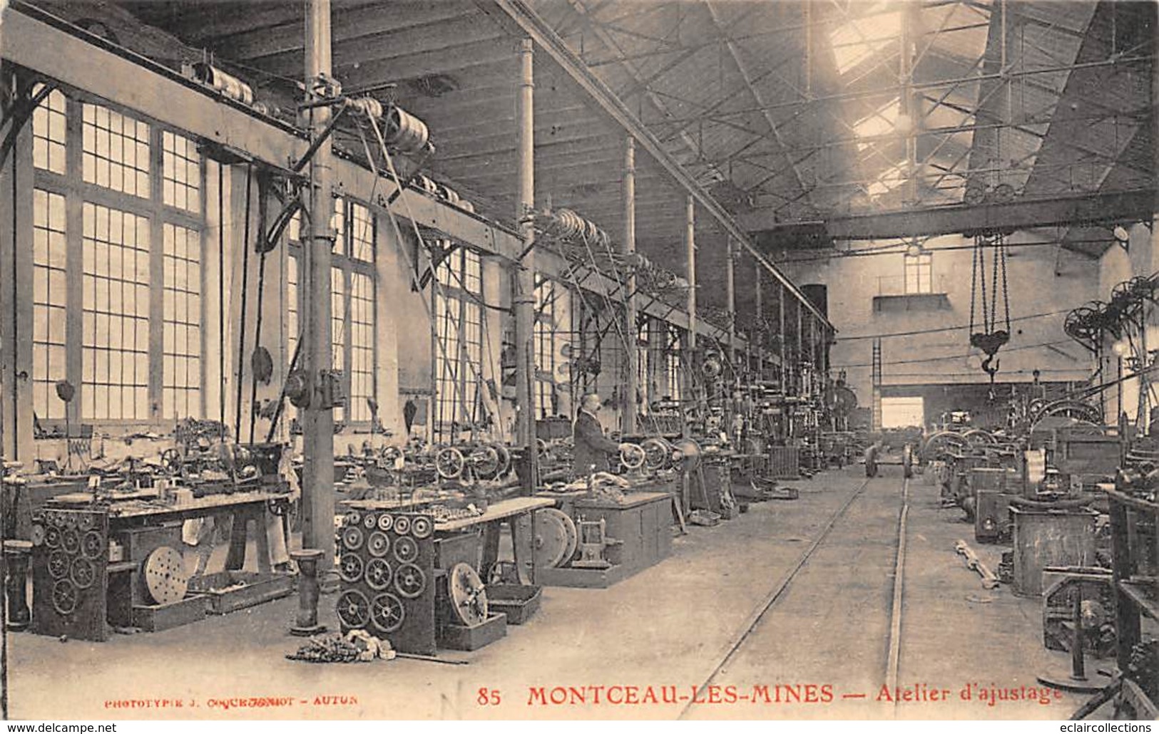 Montceau Les Mines      71       Atelier D'Ajustage      (voir Scan) - Montceau Les Mines