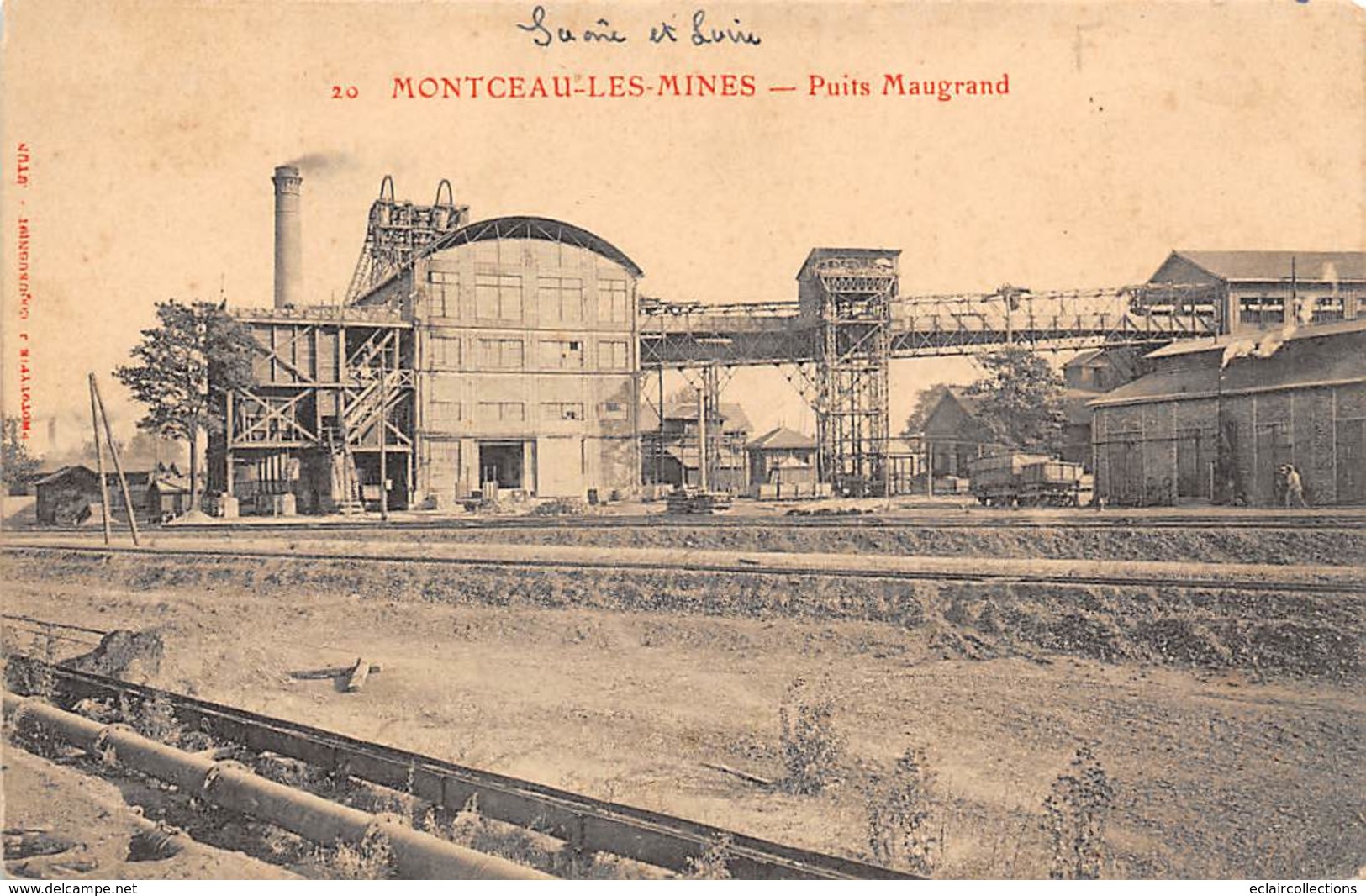 Montceau Les Mines      71       Thème Mineurs. Puits Maugrand    2     (voir Scan) - Montceau Les Mines