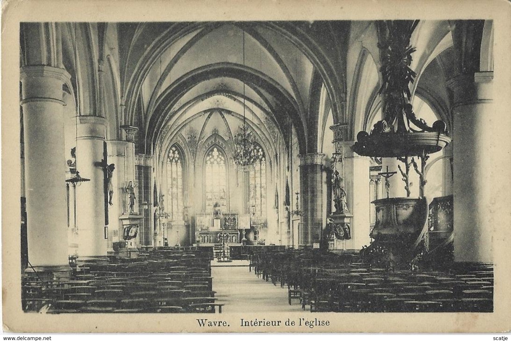 Wavre.   -   Intérieur De L'Eglise. - Wavre