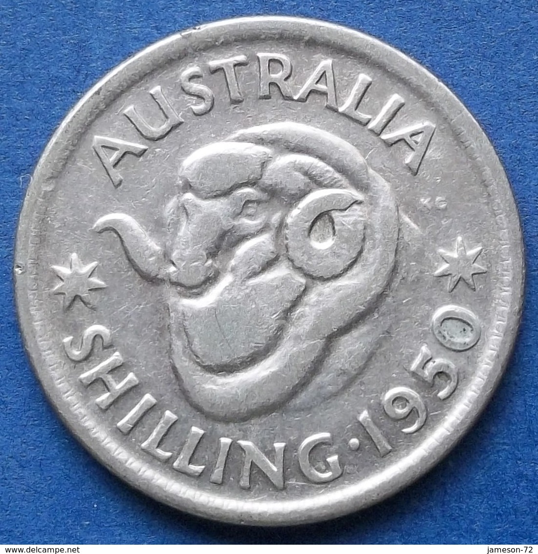 AUSTRALIA - Silver Shilling 1950 KM# 46 George VI (1936-1952) - Edelweiss Coins - Unclassified