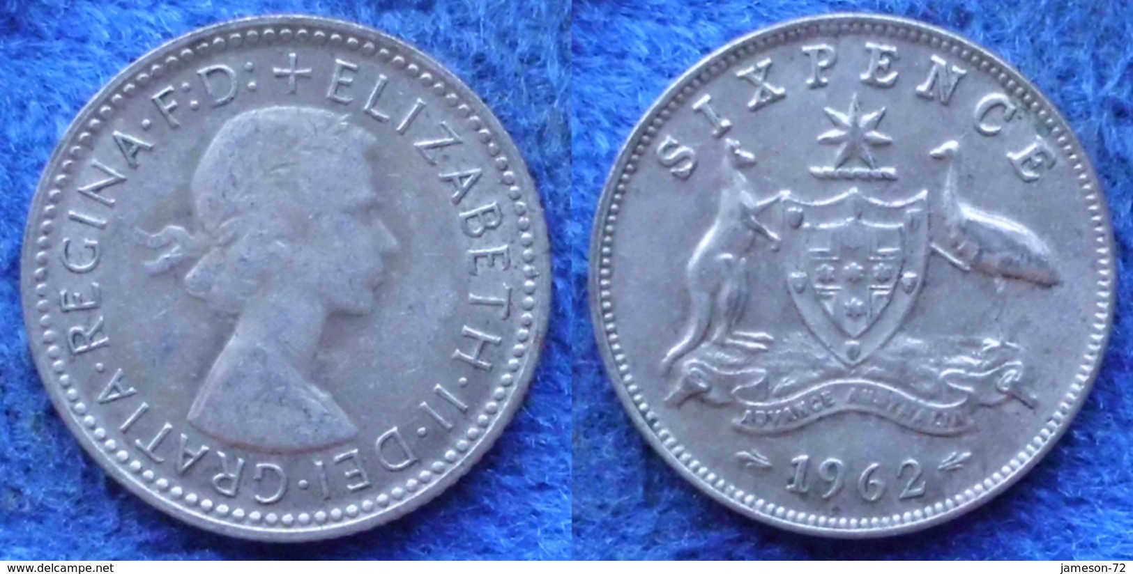 AUSTRALIA - Silver 6 Pence 1962 KM# 58 Elizabeth II (1952-71) - Edelweiss Coins - Unclassified