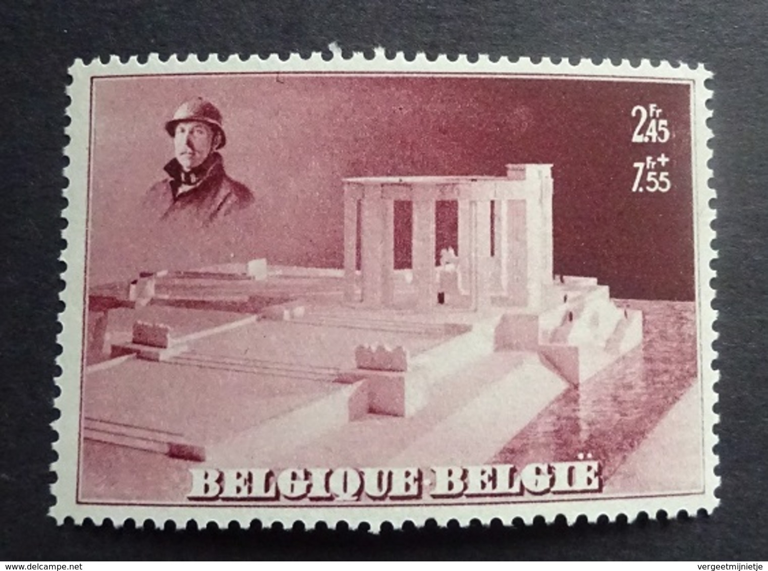 BELGIE  1938    Nr. 465 A     Zegel Uit Blok 8       Postfris **    CW  20,00 - Ungebraucht