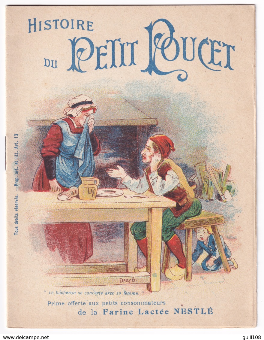 Rare Livre Publicité Nestlé Vevey Conte Histoire Du Petit Poucet Illustrateur Daisy B Bottes Charles Perrault B1 - Publicidad