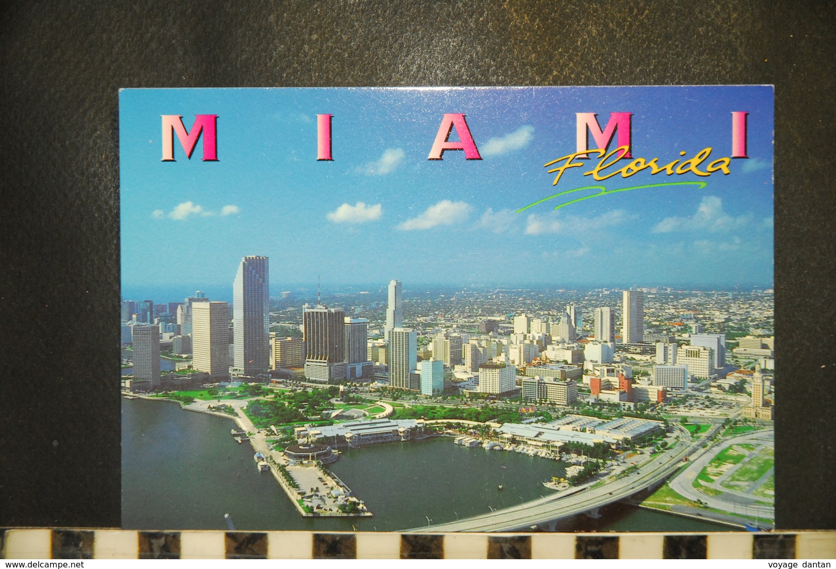 CP,  MIAMI, Aerial View Of The Harbor And Skyline - Miami