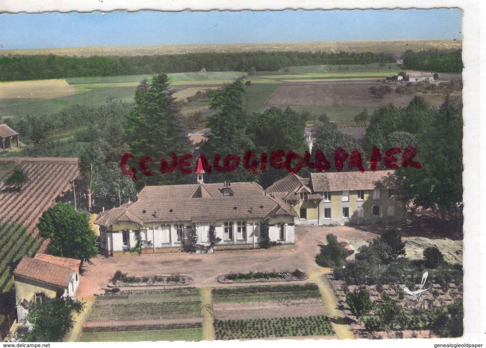 37 - BALLAN - L' HOSPITALITE  MAISON DE REPOS- VUE AERIENNE LAPIE N° 21 - Ballan-Miré