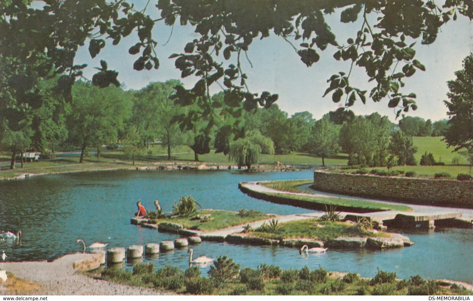 Kansas City Mo - The Lake In Beautiful Loose Park Postcard 1976 - Kansas City – Missouri