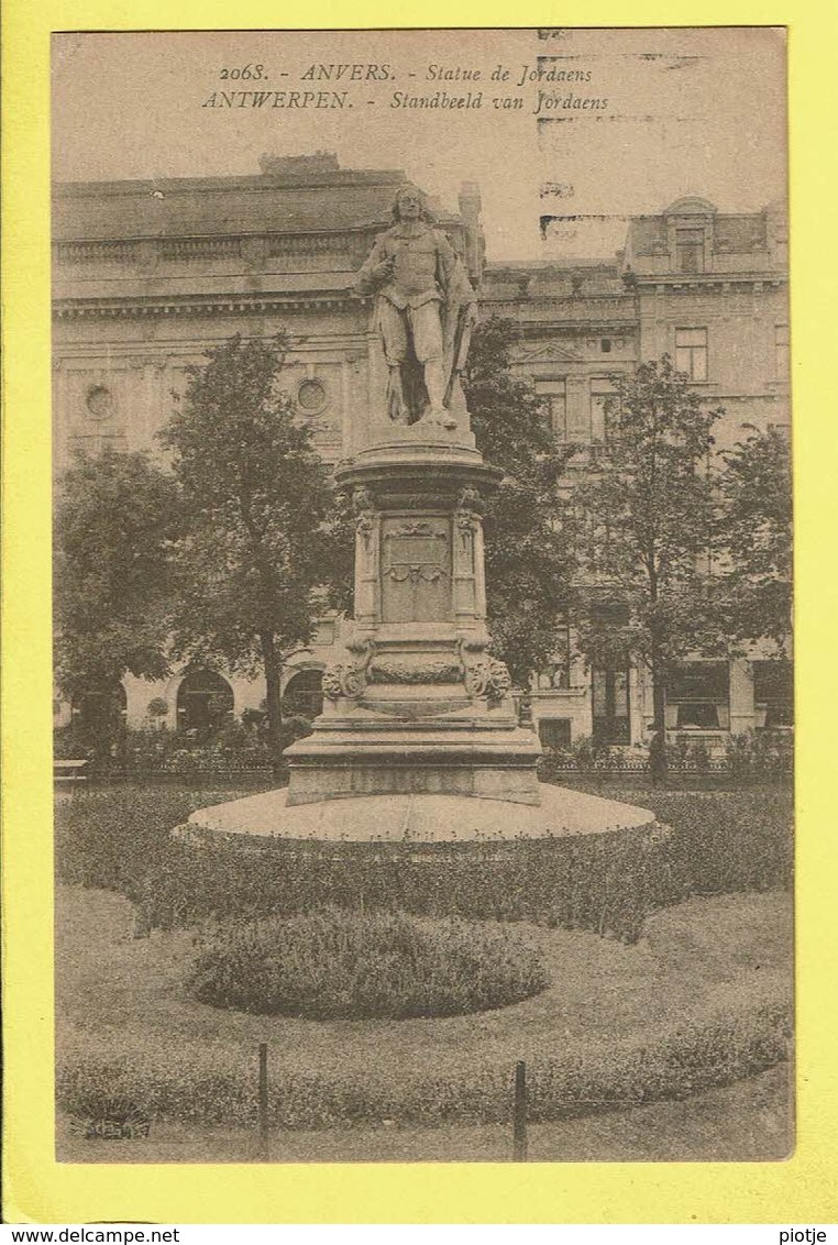 * Antwerpen - Anvers - Antwerp * (Henri Georges, Nr 2068) Statue De Jordaens, Standbeeld, Memorial, Rare - Antwerpen