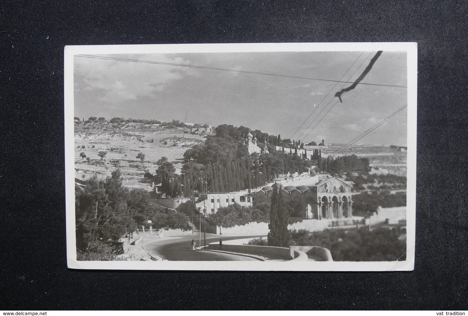 JORDANIE - Affranchissement Plaisant De Jérusalem Sur Carte Postale En 1955 Pour La France - L 49158 - Jordan