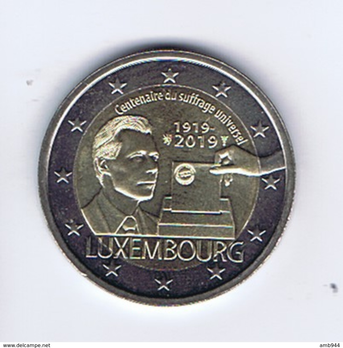 Lussemburgo - 2 Euro Commemorativo 2019 - Voto - Lussemburgo