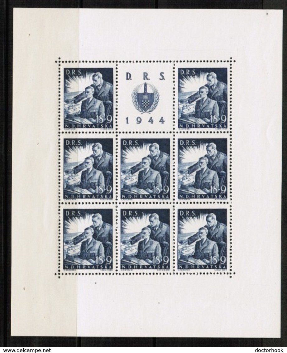 CROATIA   Scott # B 65-8** VF MINT NH 4 Sheetlets Of 8 + LABELS (SS-509) - Kroatien