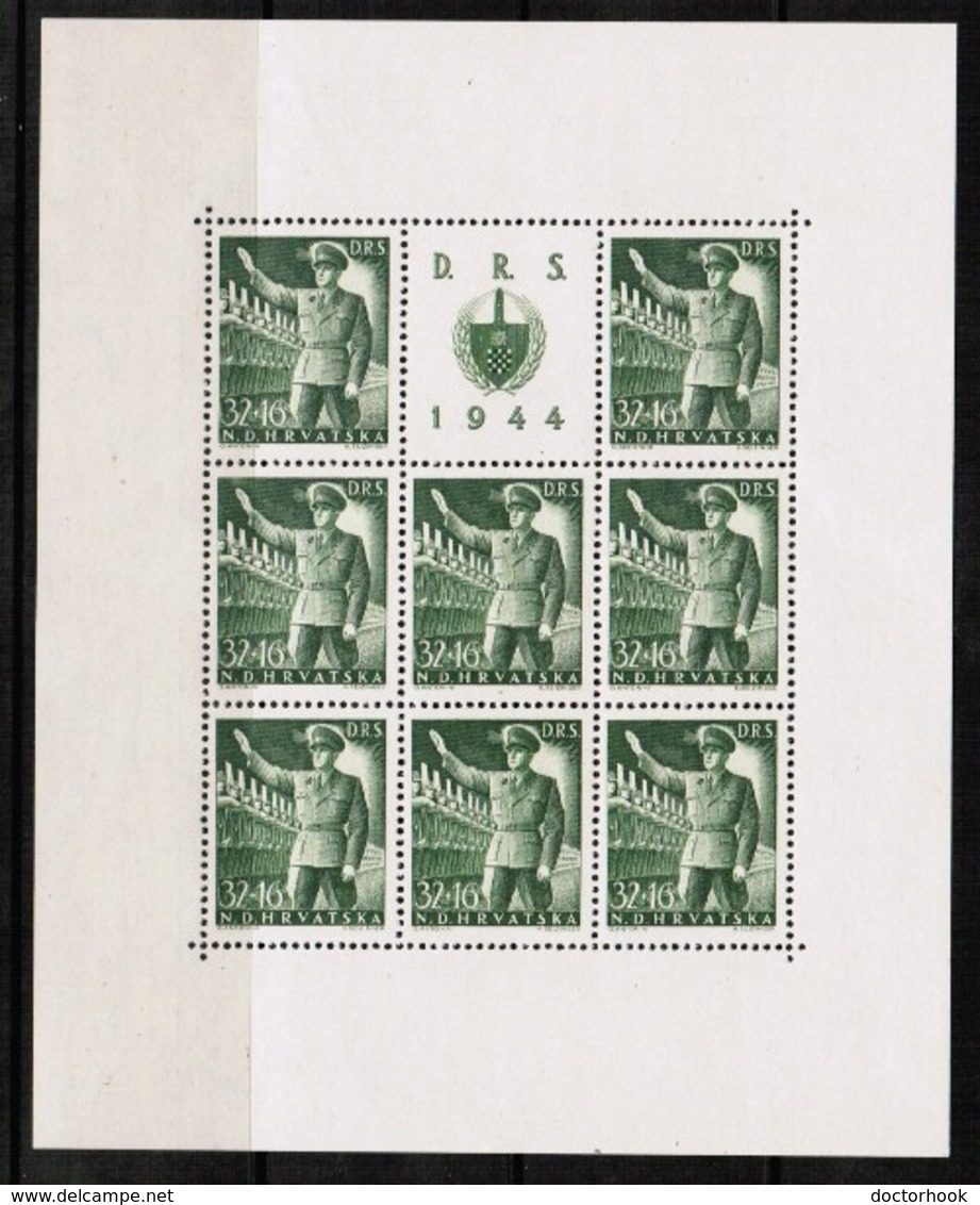 CROATIA   Scott # B 65-8** VF MINT NH 4 Sheetlets Of 8 + LABELS (SS-509) - Croatie