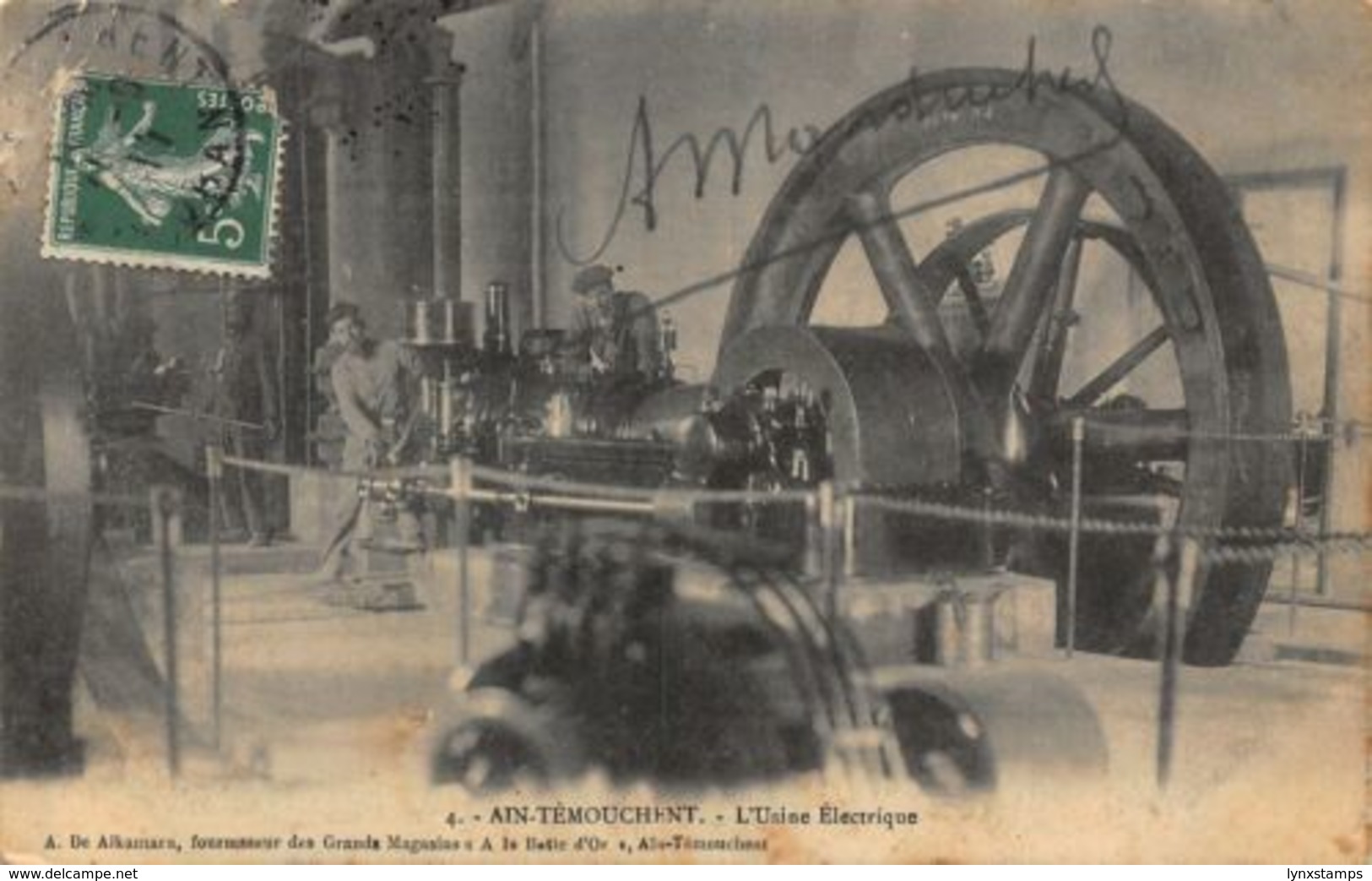 Algeria Ain Temouchent L'Usine Electrique The Electrical Factory Postcard - Ohne Zuordnung