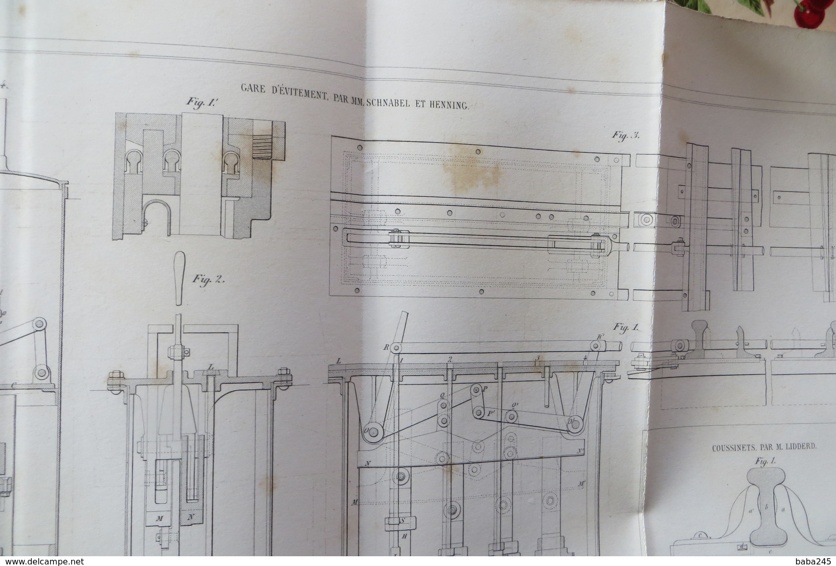 Description Des Machines Consignées Dans Les Brevets 1874 - Matériel Et Accessoires