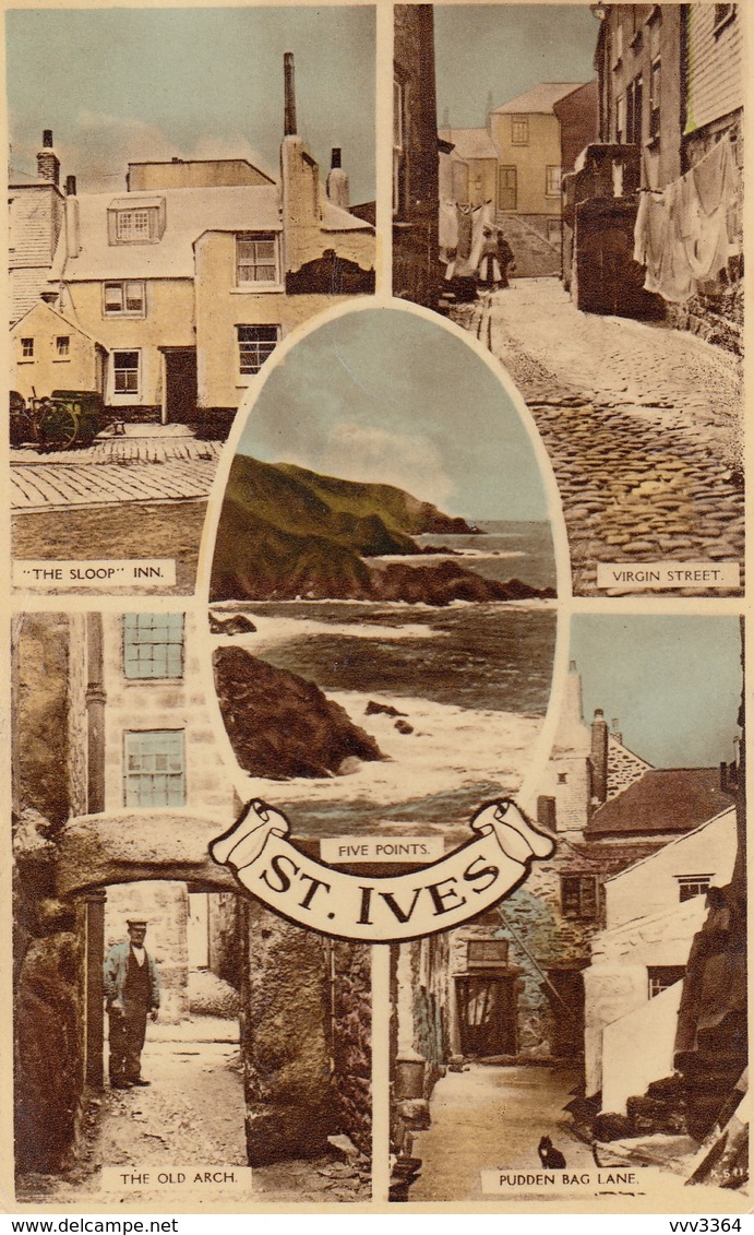 ST. IVES: Greetings And Best Wishes - St.Ives