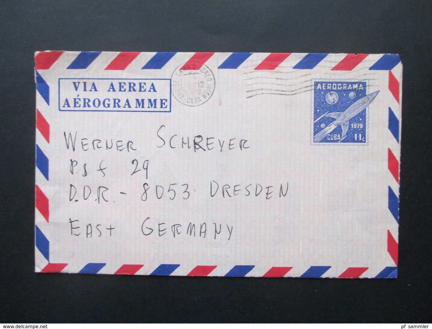 Kuba / Cuba 1975 - 1982 Air Mail Letter / Aerogramme In Die DDR 18 Belege Luftpost - Luftpost