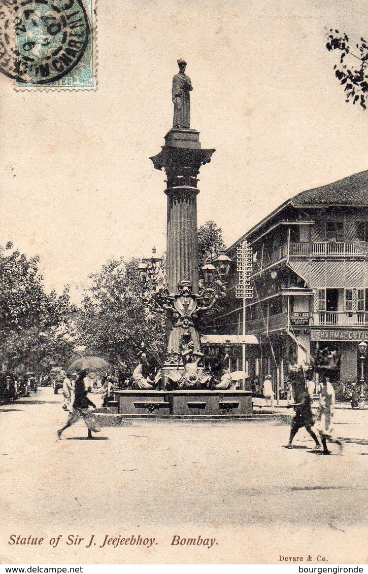 BOMBAY Statue Of Sir J. Jeejeebhoy - India