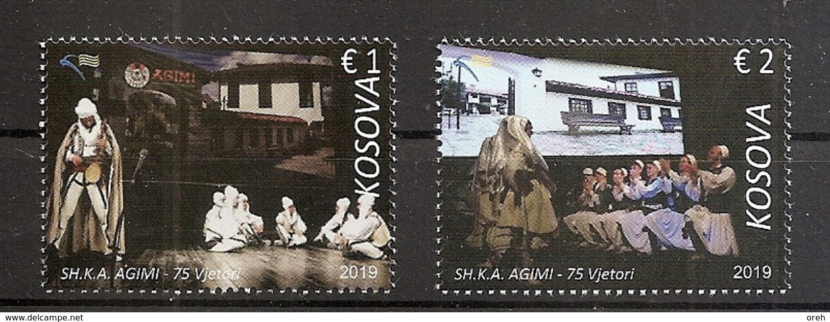 KOSOVO 2019,NEW,75 YEARS OF THEATHRE AGIMI,PRIZREN, ,MNH - Kosovo