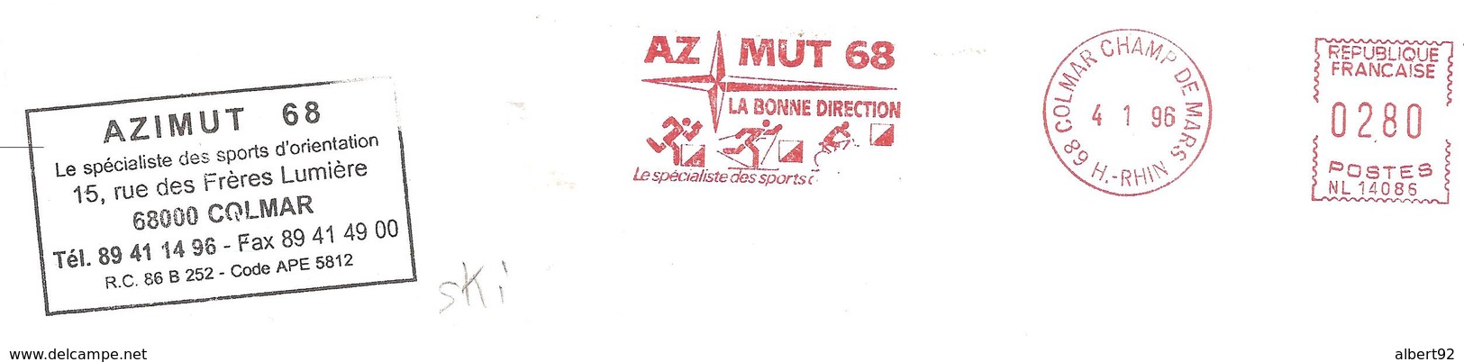 1996 EMA "Azimut 68" Course D'Orientation - Athlétisme