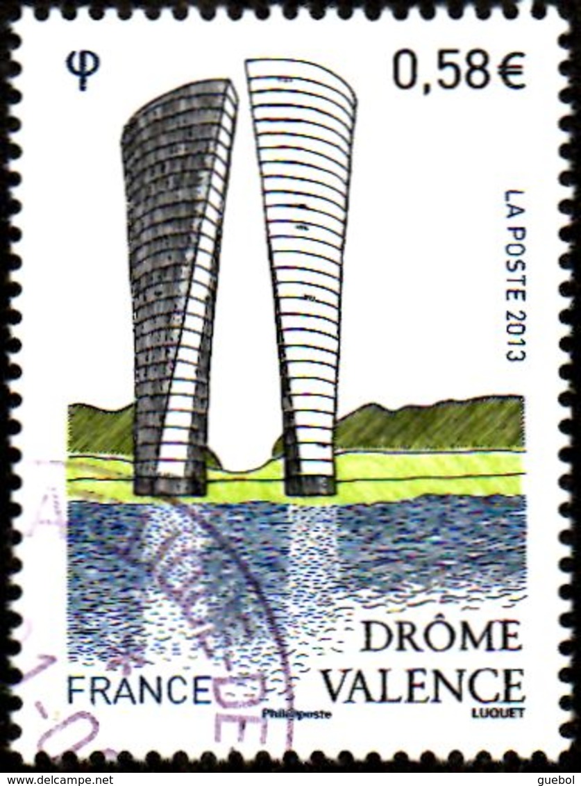 Oblitération Cachet à Date Sur Timbre De France N° 4735 - Monument à Valence - Drôme - Usati