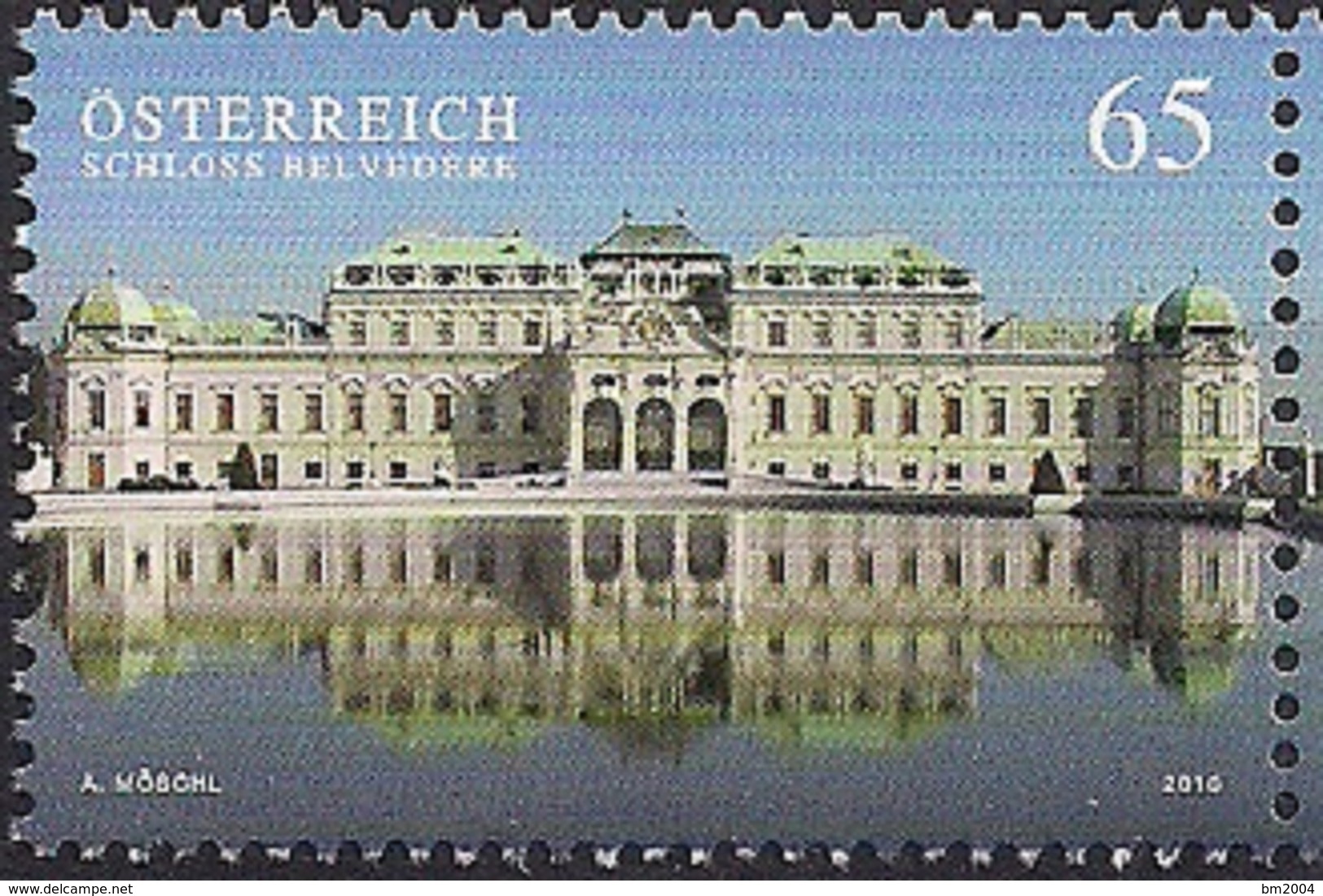 2010 Österreich Austria  Mi. 2860 **MNH Schloss Belvedere, Wien - Ungebraucht