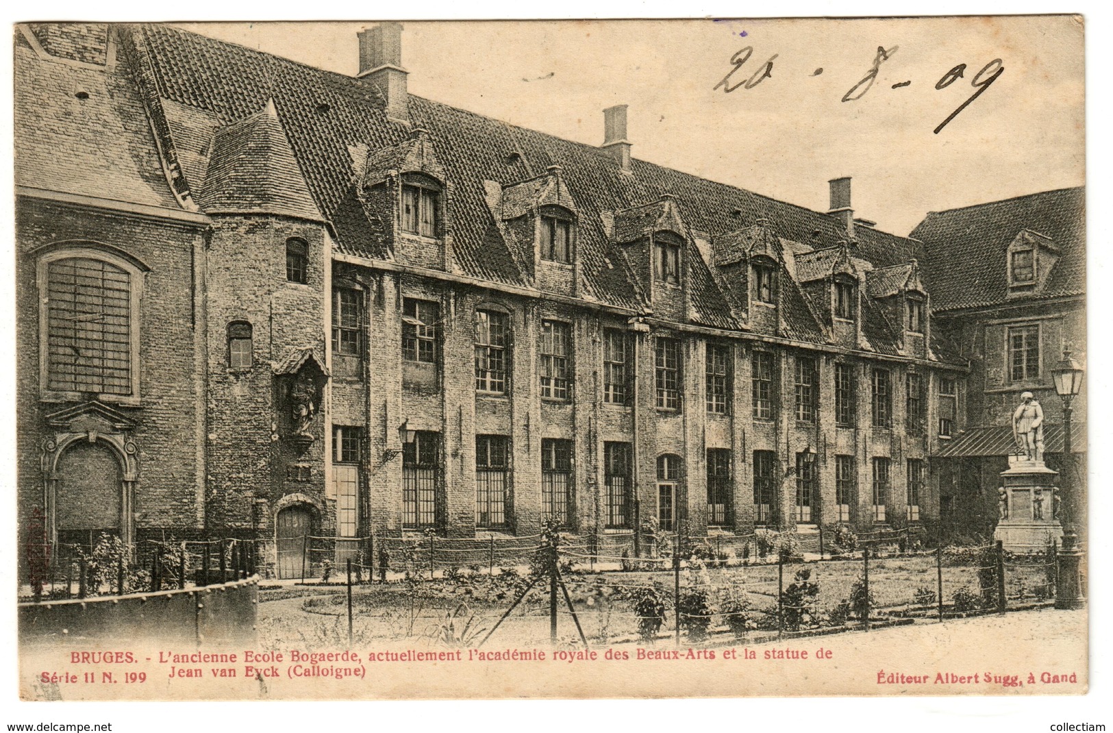 BRUGES (1909) - L'ancienne école Bogaerde - Brugge