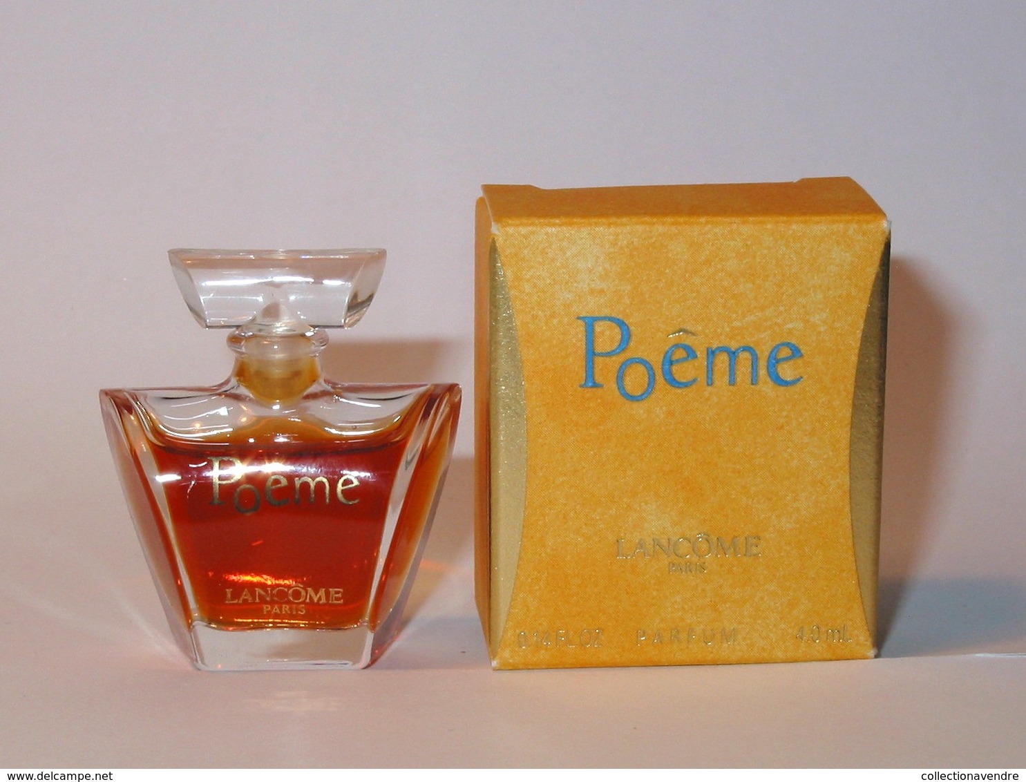 Lancôme : Poème  Parfum 4 Ml, Version 1995, Parfait état - Miniatures Femmes (avec Boite)