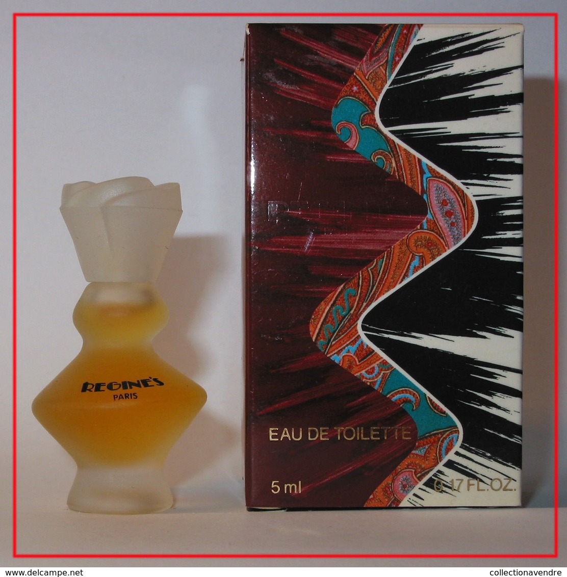 Régine's : Eau De Toilette 5 Ml, Version 1989, Parfait état - Miniatures Femmes (avec Boite)