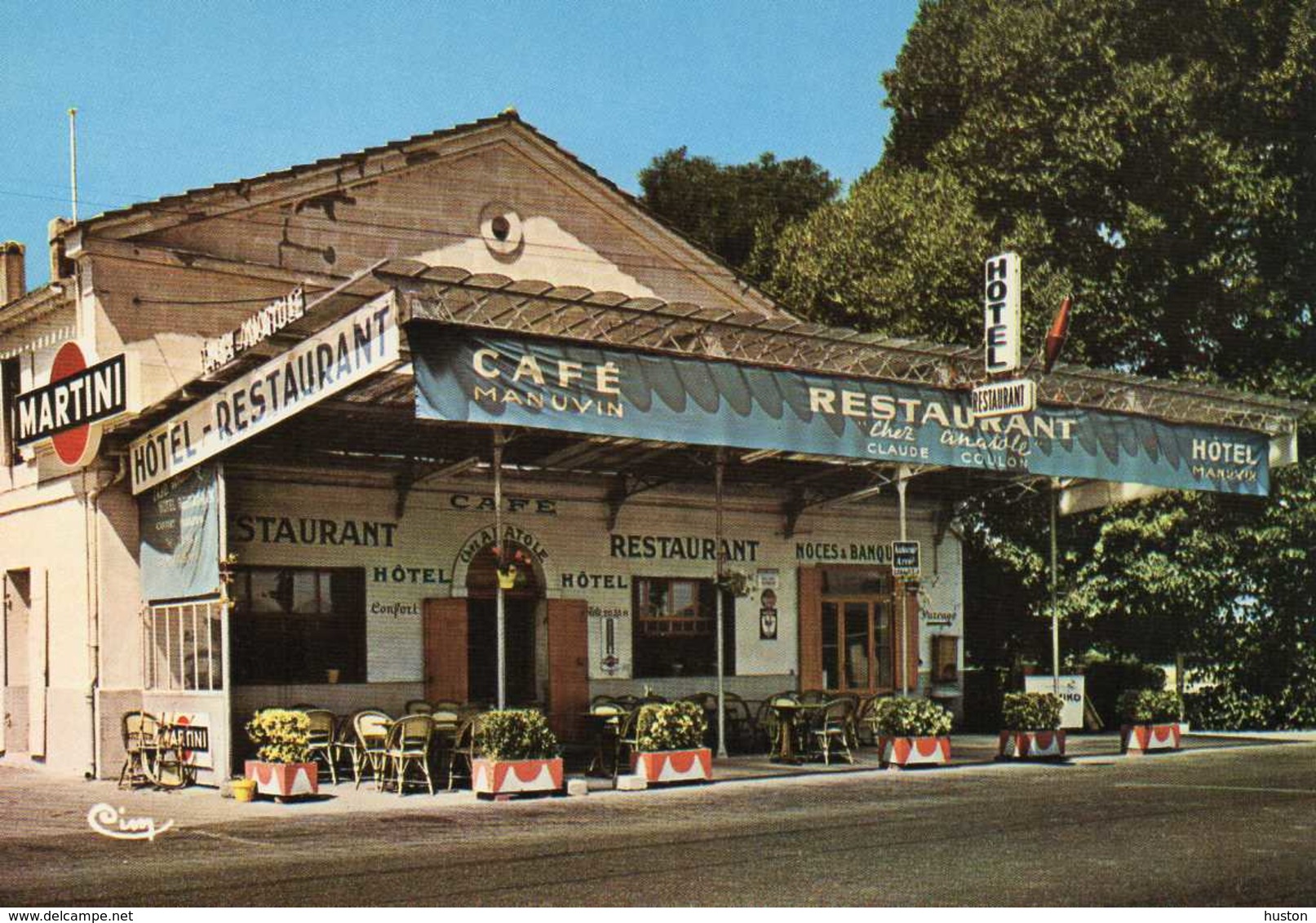 SAINT-VINCENT DE PAUL - Le Relais Routier "Chez Anatole" - PUB MARTINI - Autres & Non Classés