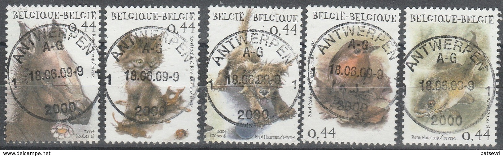 3319/3323 Jeugdfilatelie/Philatélie De La Jeunesse Oblit/gest Centrale - Used Stamps