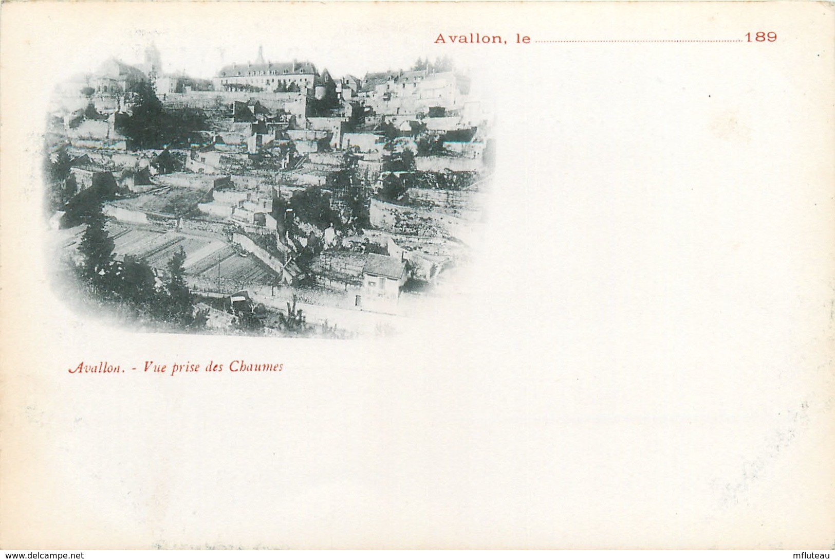 89* AVALLON   Vue Prise Des Chaumes - Avallon