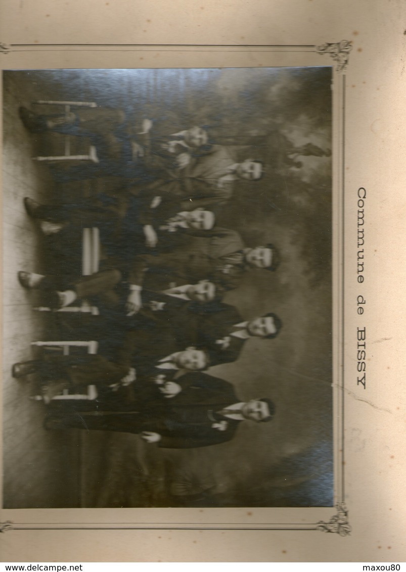 Photo De Classe - BISSY - Classe 1926 - J.LANCON - PHOT CHAMBERY PONT-de-BEAUVOISIN - (Savoie 73) - - Fotografia