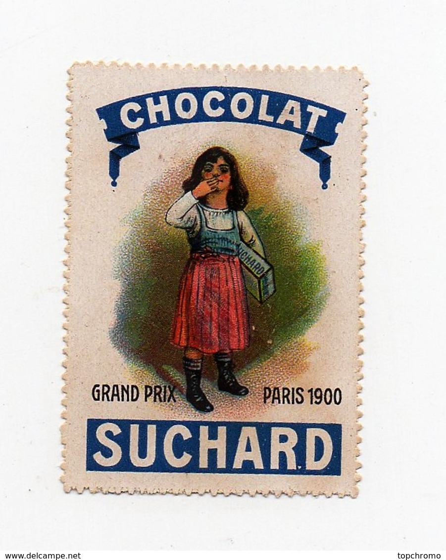 Erinnophilie Vignette Chocolat Suchard Grand Prix Paris 1900 - Vignetten (Erinnophilie)