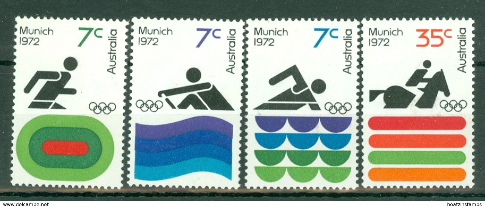 Australia: 1972   Olympic Games, Munich     MH - Neufs