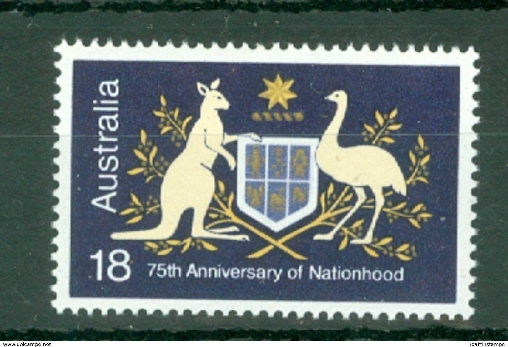 Australia: 1976   75th Anniv Of Nationhood  [Type I - Emu No Toes]  MNH - Mint Stamps