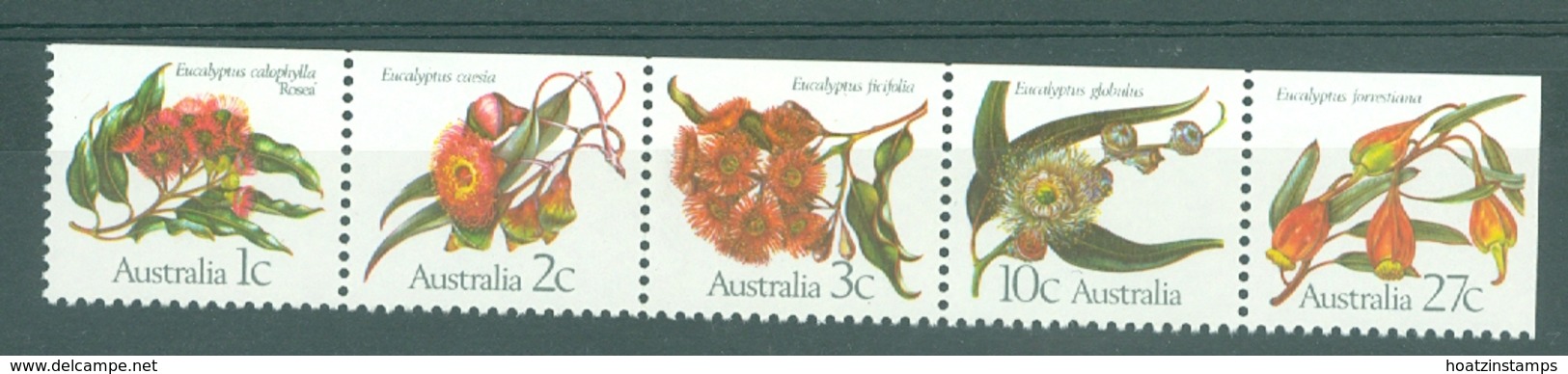 Australia: 1982   Eucalyptus Flowers    MNH Strip Of 5 - Mint Stamps