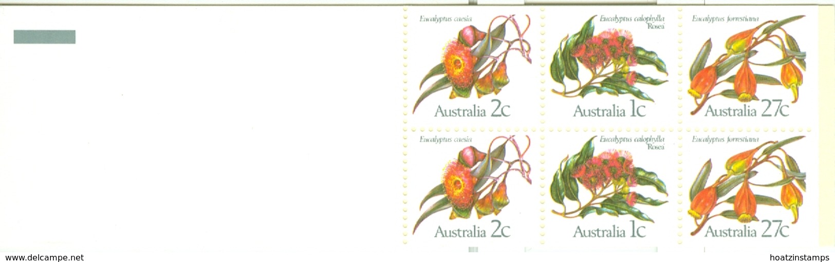 Australia: 1982   Eucalyptus Flowers   Booklet   SG SB52   MNH - Mint Stamps