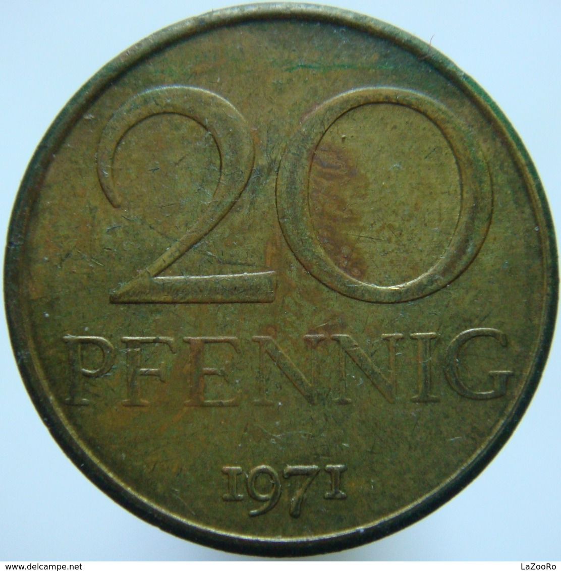 East Germany 20 Pfennig 1971 XF / UNC - 20 Pfennig