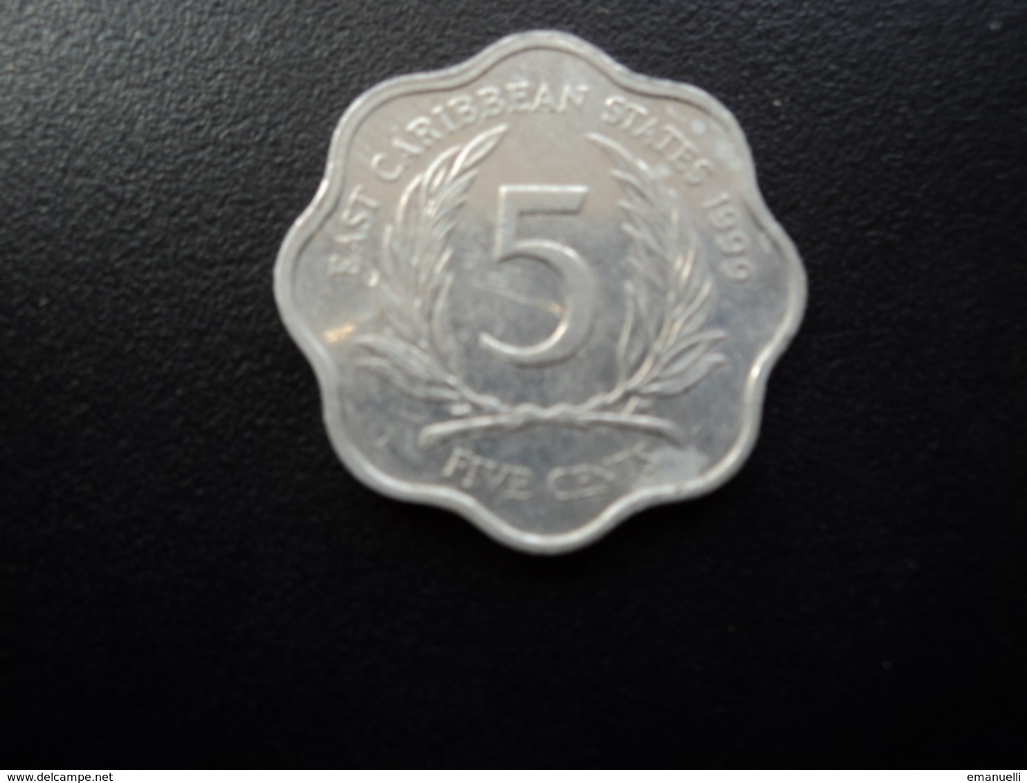 CARAÏBES ORIENTALES : 5 CENTS   1999     KM 12     SUP - Caraïbes Orientales (Etats Des)