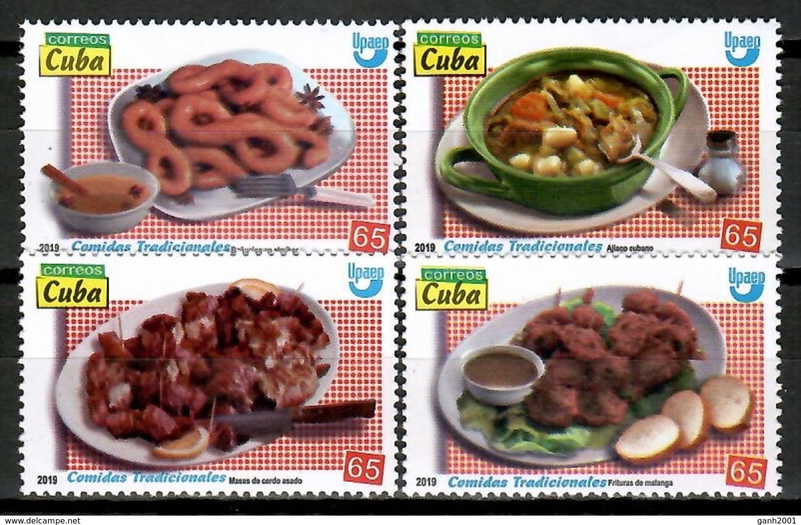 Cuba 2019 / Gastronomy Food UPAEP MNH Gastronomía Comidas Gastronomie / Cu15301  C4-11 - Alimentación