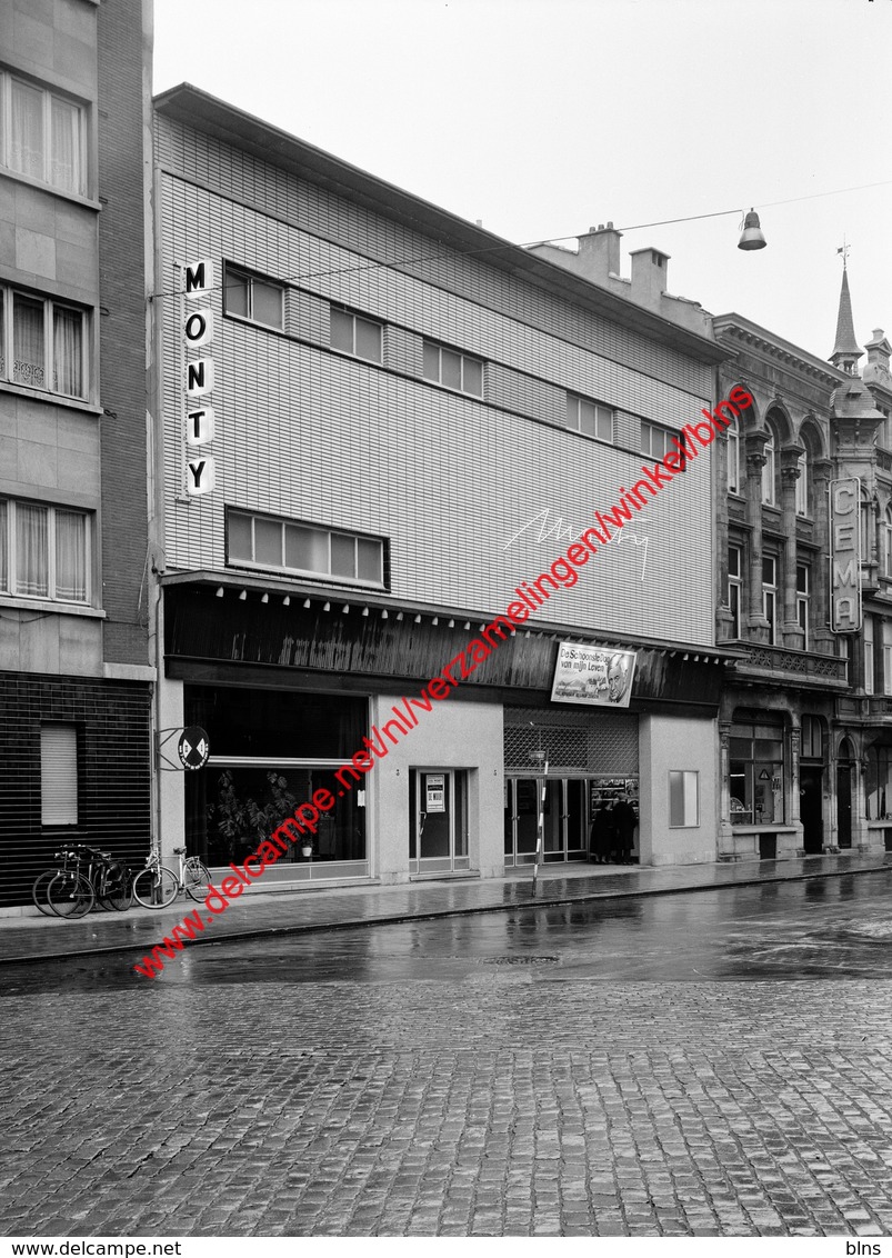 Cinema Monty In Maart 1960 - Photo 15x23cm - Montignystraat Antwerpen - Lieux