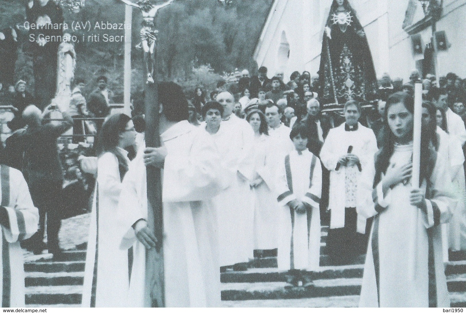 Cervinara (AV)  Abbazia San Gennaro - I Riti Sacri (Cartolina Ricordo) - Avellino