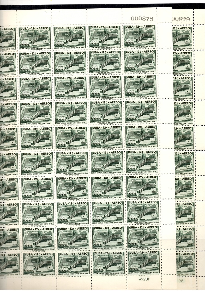 Cuba Poste Aérienne YT N° 193/194 Quatre Feuilles Entières Neufs ** MNH. TB. A Saisir! - Posta Aerea