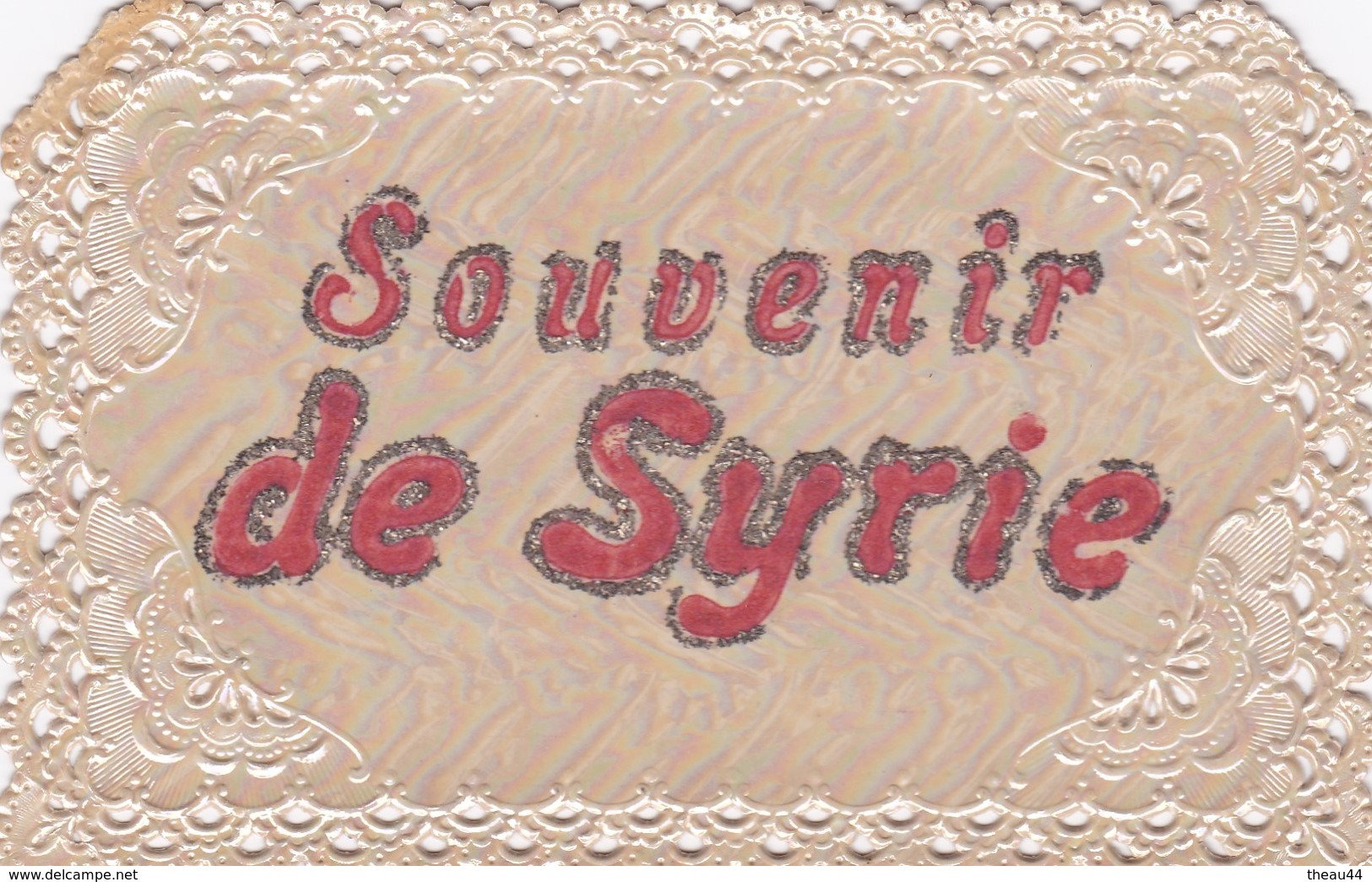 ¤¤   -   SYRIE  -   Carte Ajourée   -  Souvenir De Syrie    -  Fantaisie      -  ¤¤ - Syrie