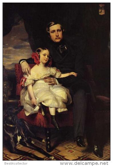 @@@ MAGNET - Napoleon Alexandre Louis Joseph Berthier, Prince De Wagram And His Daughter, Malcy Louise Caroline Frederiq - Advertising