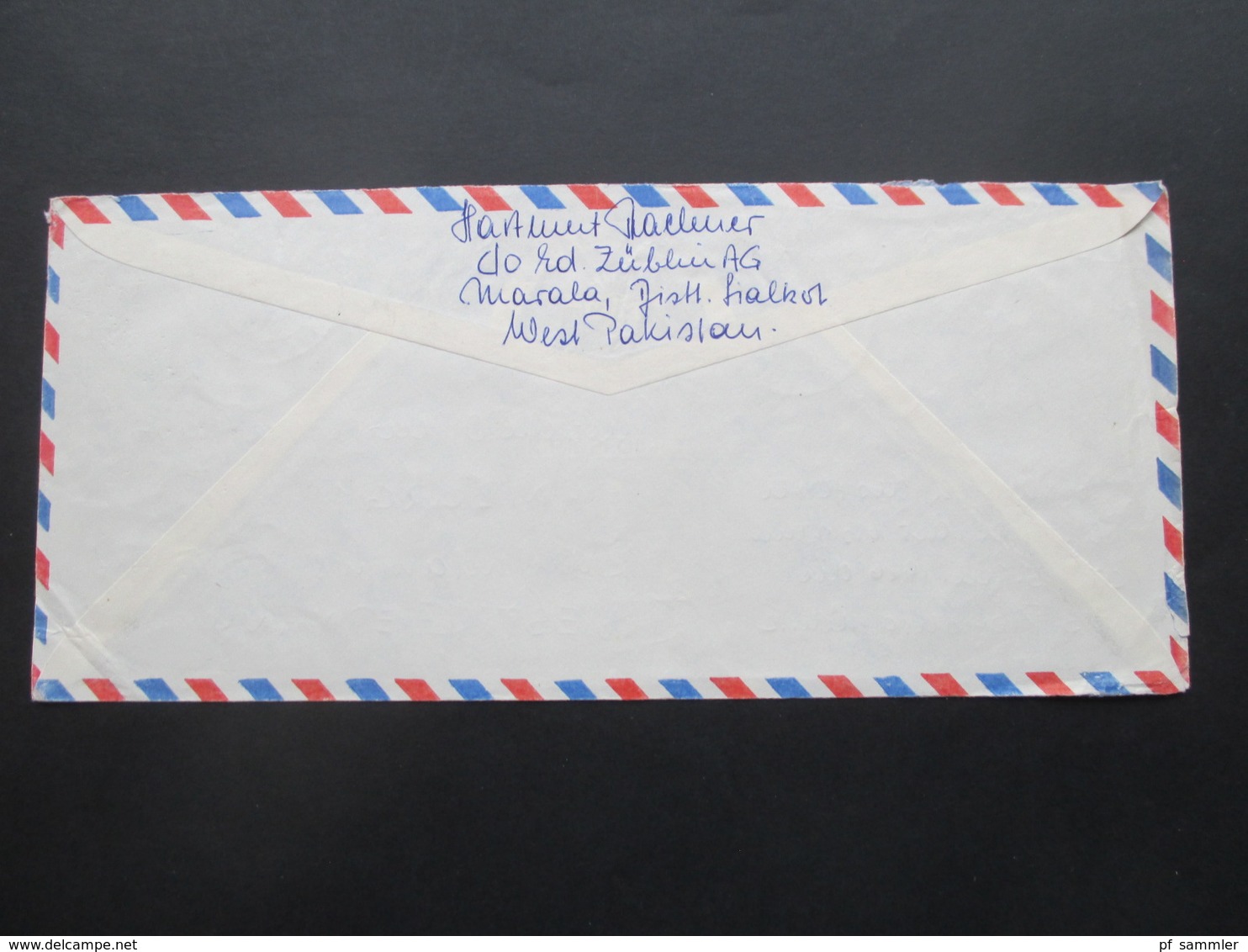 Pakistan 1965 / 67 Air Mail / Luftpost 2 Belege mit schöner Buntfrankatur! auch first Jet Flight Karrachi - Dacca usw.